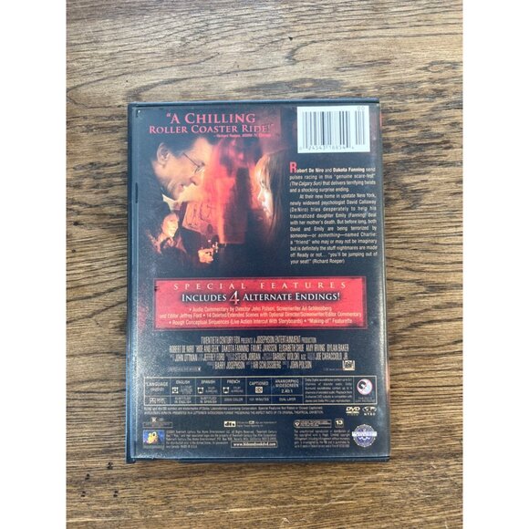 Hide And Seek Widescreen DVD Edition Horror Movie 4 Alternate Endings Pre-Owned - Picture 5 of 5